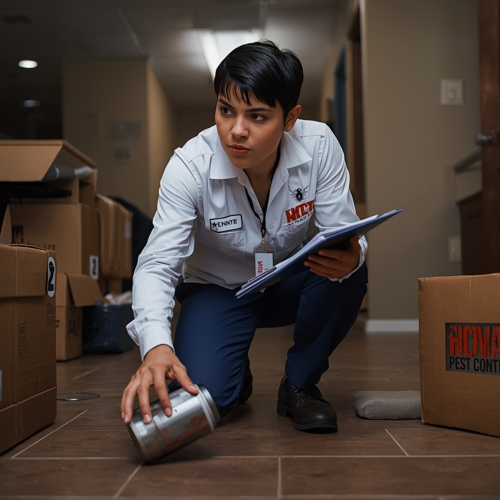 Licensed and certified eco-friendly pest control technician providing green exterminator services in Fresh Meadows Queens NY