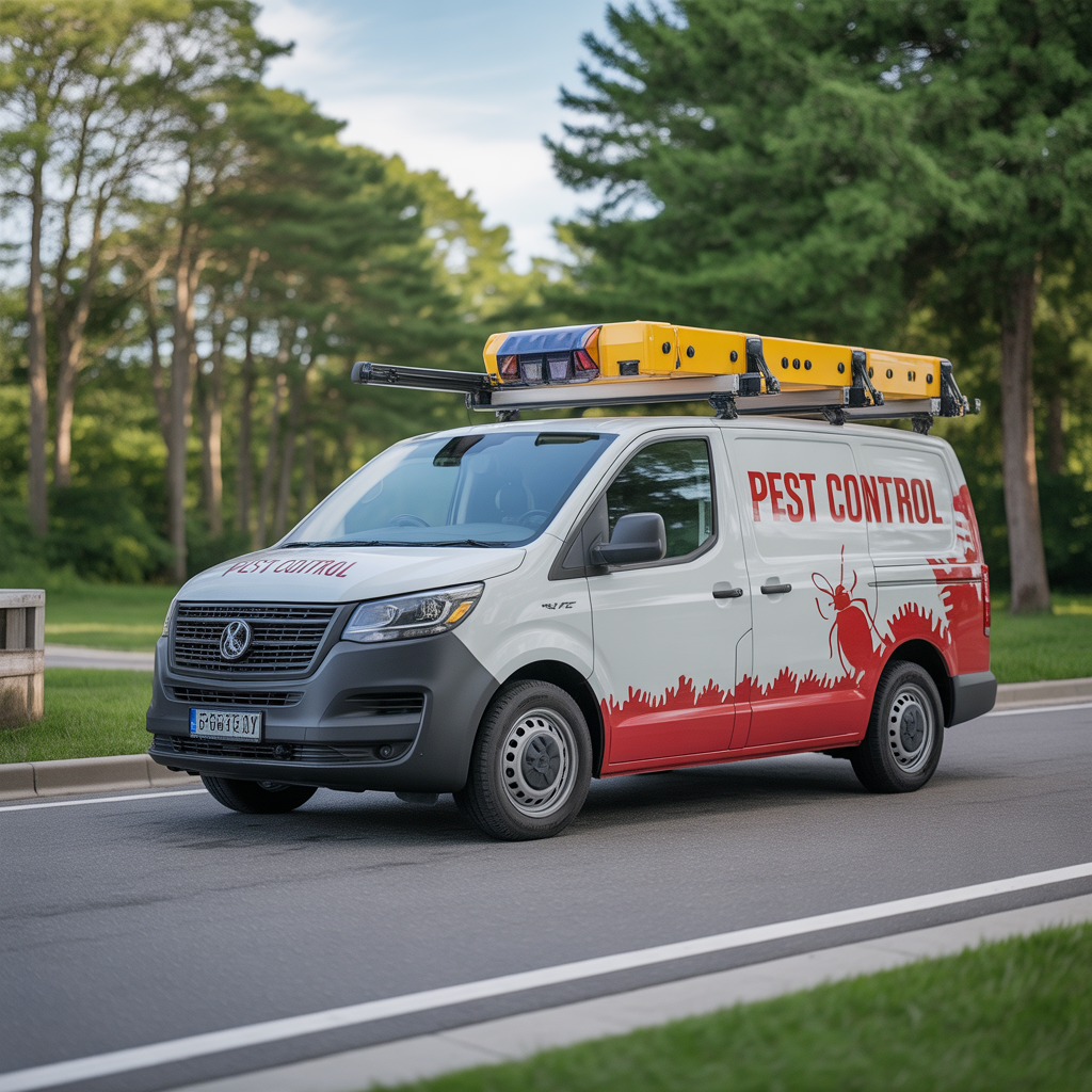 Fresh Meadows Exterminator professional eco-friendly service vehicle providing green pest control throughout Queens Queens NY